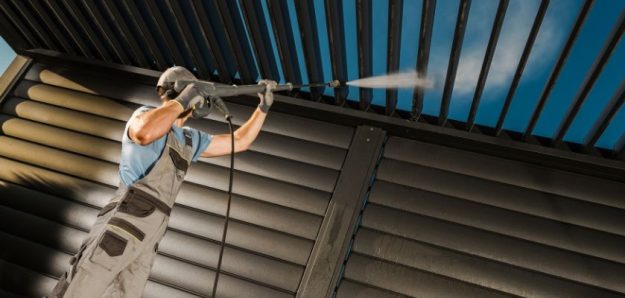 Clean Pergola With Pressure Washer