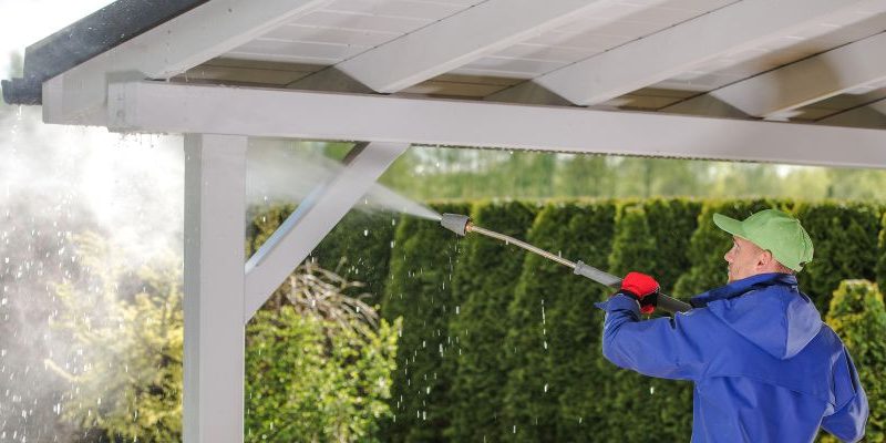 Pressure Washing Wrought Iron