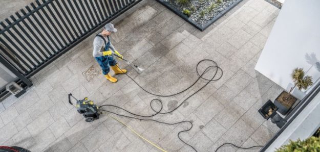 Driveway Pressure Washing