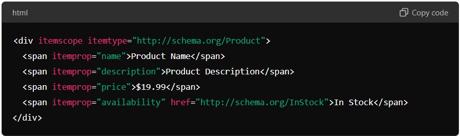 adding schema markup